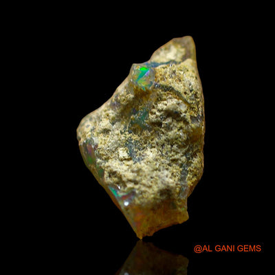 2.00 Cts Natural Ethiopian Fire Opal Fancy Rough Loose Gemstone For Jewelry 9x7x9 mm E-624