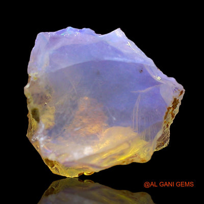 1.00 Cts Natural Ethiopian Fire Opal Loose Gemstone Fancy Rough 11x8x5 mm E-625