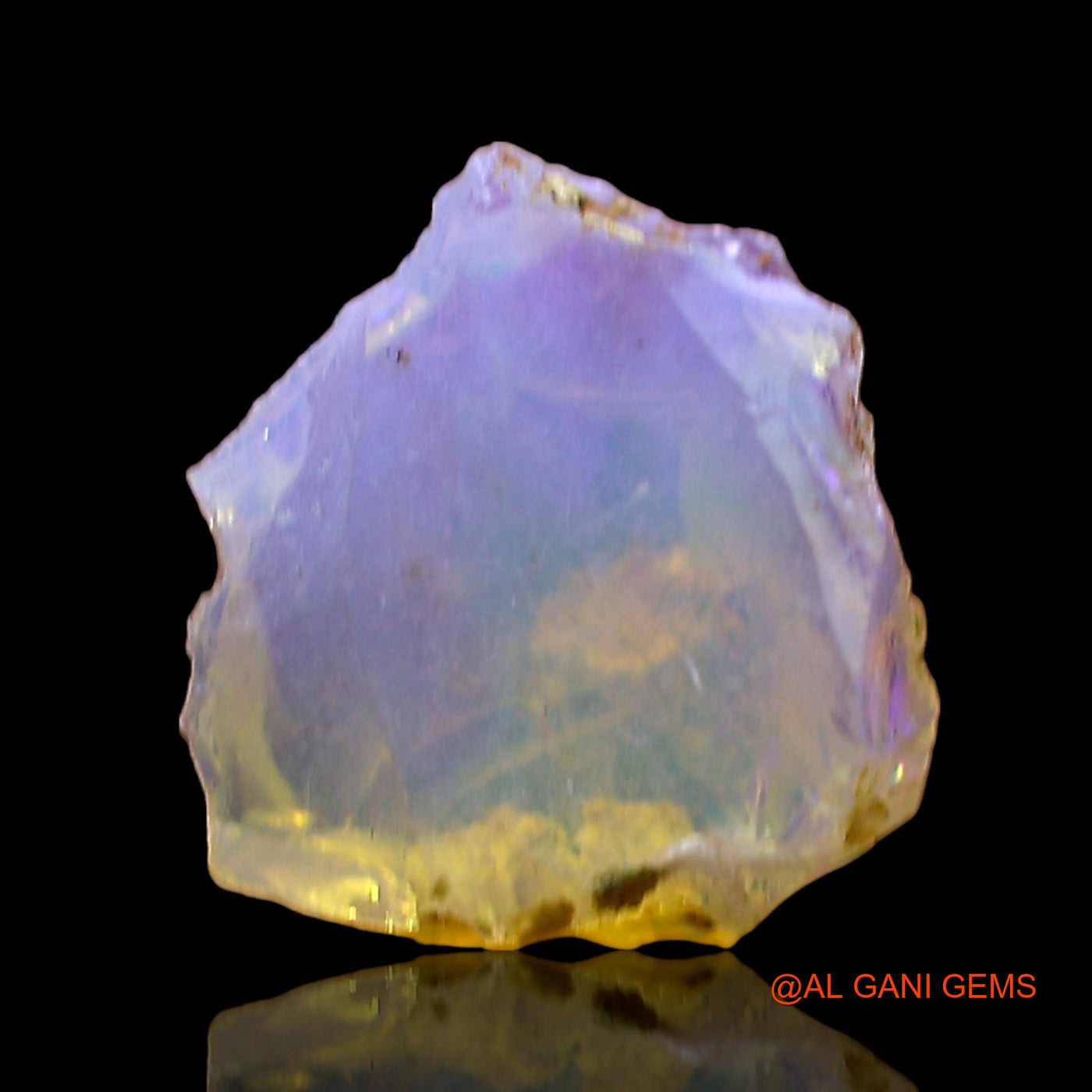 1.00 Cts Natural Ethiopian Fire Opal Loose Gemstone Fancy Rough 11x8x5 mm E-625