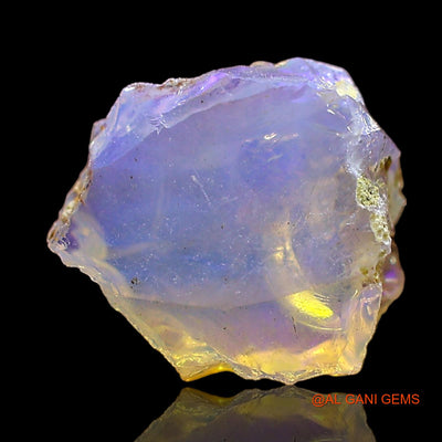 1.00 Cts Natural Ethiopian Fire Opal Loose Gemstone Fancy Rough 11x8x5 mm E-625