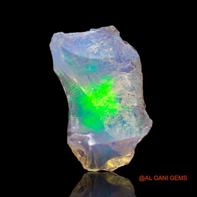 1.00 Cts Natural Ethiopian Fire Opal Loose Gemstone Fancy Rough 11x7x6 mm E-626
