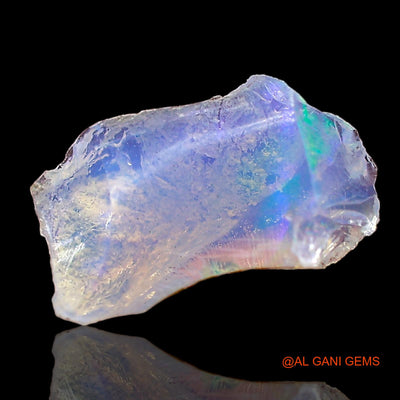 1.00 Cts Natural Ethiopian Fire Opal Loose Gemstone Fancy Rough 11x7x6 mm E-626