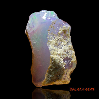1.00 Cts Natural Ethiopian Fire Opal Loose Gemstone Fancy Rough 11x7x6 mm E-626