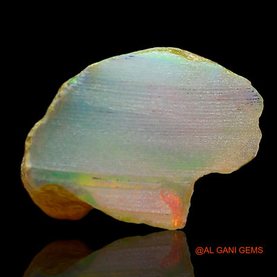 1.00 Cts Unheated Ethiopian Fire Opal Loose Gemstone Fancy Rough Natural 10x8x5 mm E-627