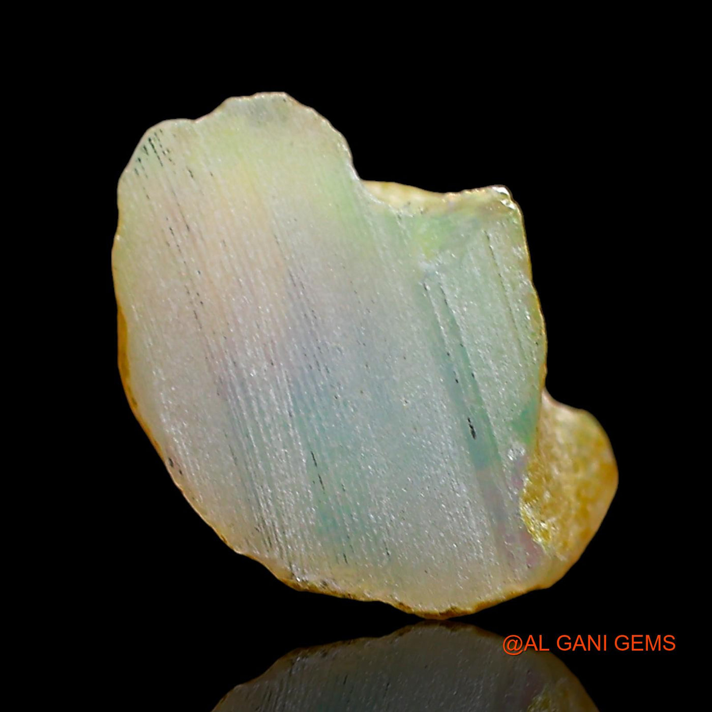 1.00 Cts Unheated Ethiopian Fire Opal Loose Gemstone Fancy Rough Natural 10x8x5 mm E-627