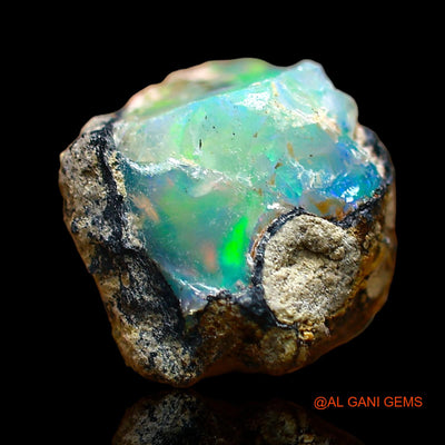 1.00 Cts Natural Ethiopian Fire Opal Fancy Rough Loose Gemstone For Jewelry 11x7x7 mm E-628