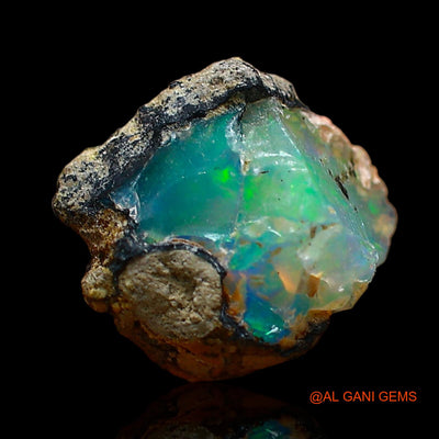 1.00 Cts Natural Ethiopian Fire Opal Fancy Rough Loose Gemstone For Jewelry 11x7x7 mm E-628