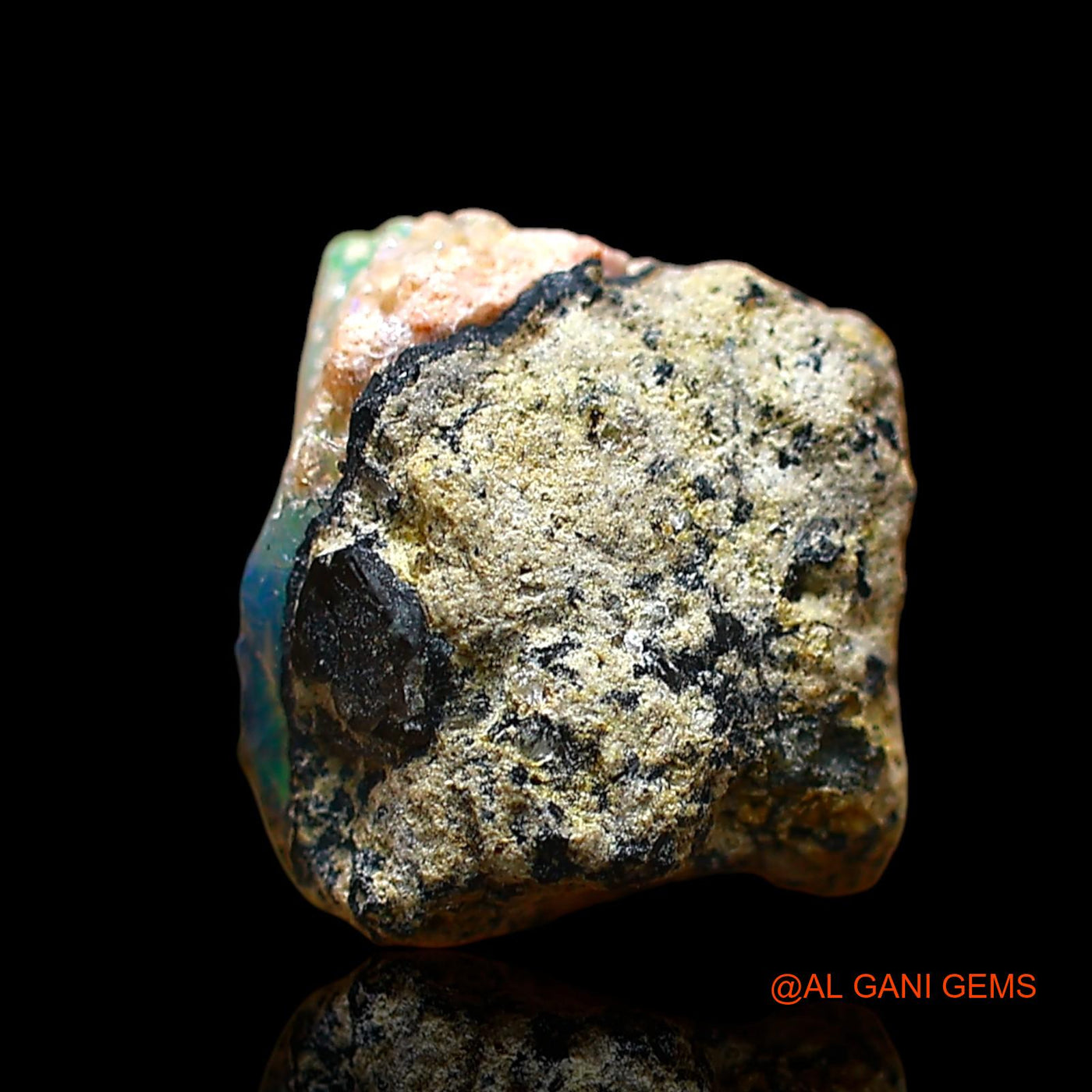 1.00 Cts Natural Ethiopian Fire Opal Fancy Rough Loose Gemstone For Jewelry 11x7x7 mm E-628