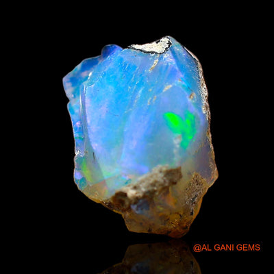 1.00 Cts Natural Ethiopian Fire Opal Loose Gemstone Fancy Rough 9x8x5 mm E-629