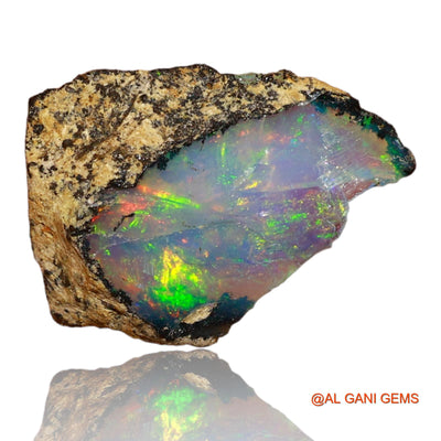 3.00 Cts Natural Ethiopian Fire Opal Loose Gemstone Fancy Rough 17x13x5 mm E-62
