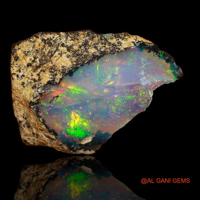 3.00 Cts Natural Ethiopian Fire Opal Loose Gemstone Fancy Rough 17x13x5 mm E-62