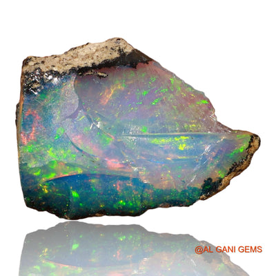 3.00 Cts Natural Ethiopian Fire Opal Loose Gemstone Fancy Rough 17x13x5 mm E-62