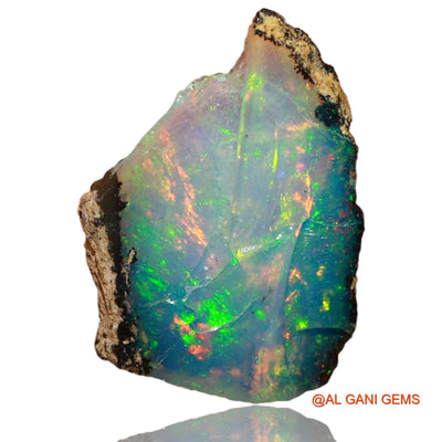 3.00 Cts Natural Ethiopian Fire Opal Loose Gemstone Fancy Rough 17x13x5 mm E-62
