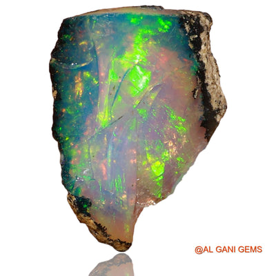 3.00 Cts Natural Ethiopian Fire Opal Loose Gemstone Fancy Rough 17x13x5 mm E-62