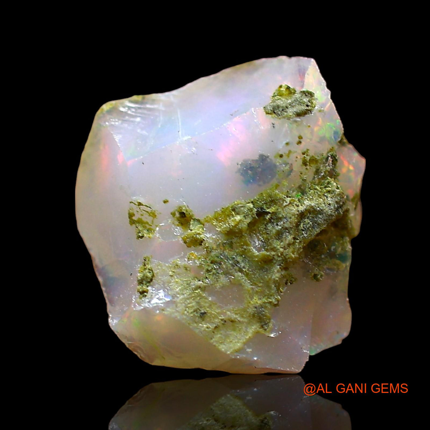 1.00 Cts Natural Ethiopian Fire Opal Fancy Rough Loose Gemstone For Jewelry 10x8x4 mm E-630