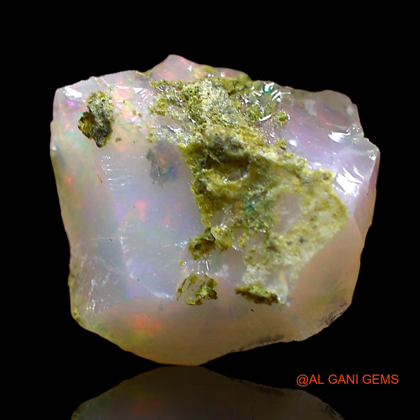 1.00 Cts Natural Ethiopian Fire Opal Fancy Rough Loose Gemstone For Jewelry 10x8x4 mm E-630