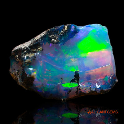 Natural Untreated Fire Opal Loose Gemstone Fancy Rough From Ethiopia 1.00 Cts 11x7x6 mm E-631