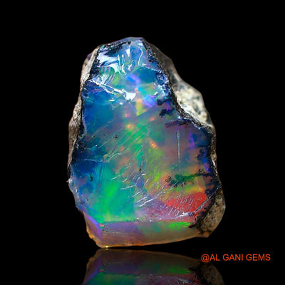 Natural Untreated Fire Opal Loose Gemstone Fancy Rough From Ethiopia 1.00 Cts 11x7x6 mm E-631