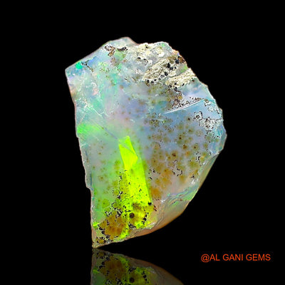 1.00 Cts Unheated Ethiopian Fire Opal Loose Gemstone Fancy Rough Natural 10x7x5 mm E-633