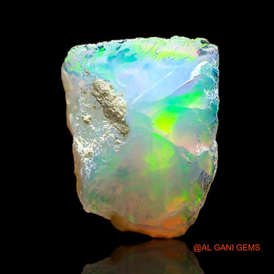 1.00 Cts Unheated Ethiopian Fire Opal Loose Gemstone Fancy Rough Natural 10x7x5 mm E-633