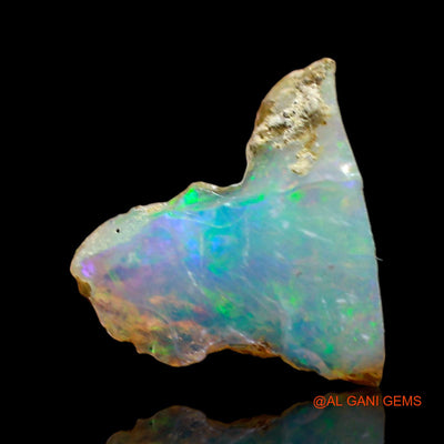 2.00 Cts Natural Ethiopian Fire Opal Loose Gemstone Fancy Rough 11x9x6 mm E-634