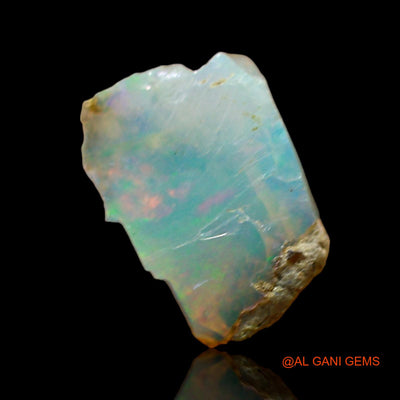 2.00 Cts Natural Ethiopian Fire Opal Loose Gemstone Fancy Rough 11x9x6 mm E-634