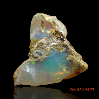 2.00 Cts Natural Ethiopian Fire Opal Loose Gemstone Fancy Rough 11x9x6 mm E-634