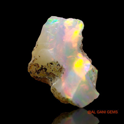 1.00 Cts Natural Ethiopian Fire Opal Fancy Rough Loose Gemstone For Jewelry 11x8x4 mm E-636