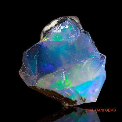 3.00 Cts Natural Ethiopian Fire Opal Loose Gemstone Fancy Rough 9x8x8 mm E-638