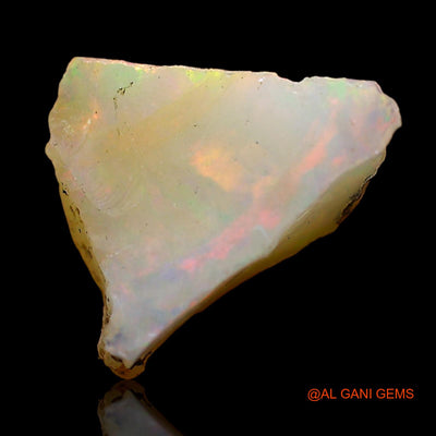 2.00 Cts Natural Ethiopian Fire Opal Loose Gemstone Fancy Rough 9x7x6 mm E-639