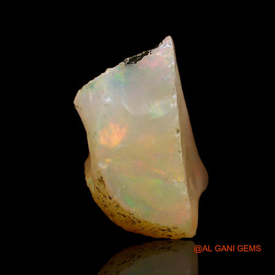 2.00 Cts Natural Ethiopian Fire Opal Loose Gemstone Fancy Rough 9x7x6 mm E-639