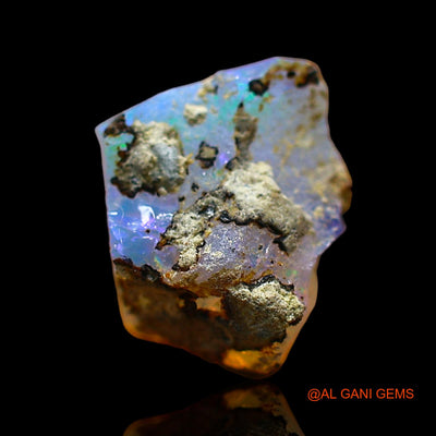 Natural Untreated Fire Opal Loose Gemstone Fancy Rough From Ethiopia 2.00 Cts 10x7x7 mm E-641