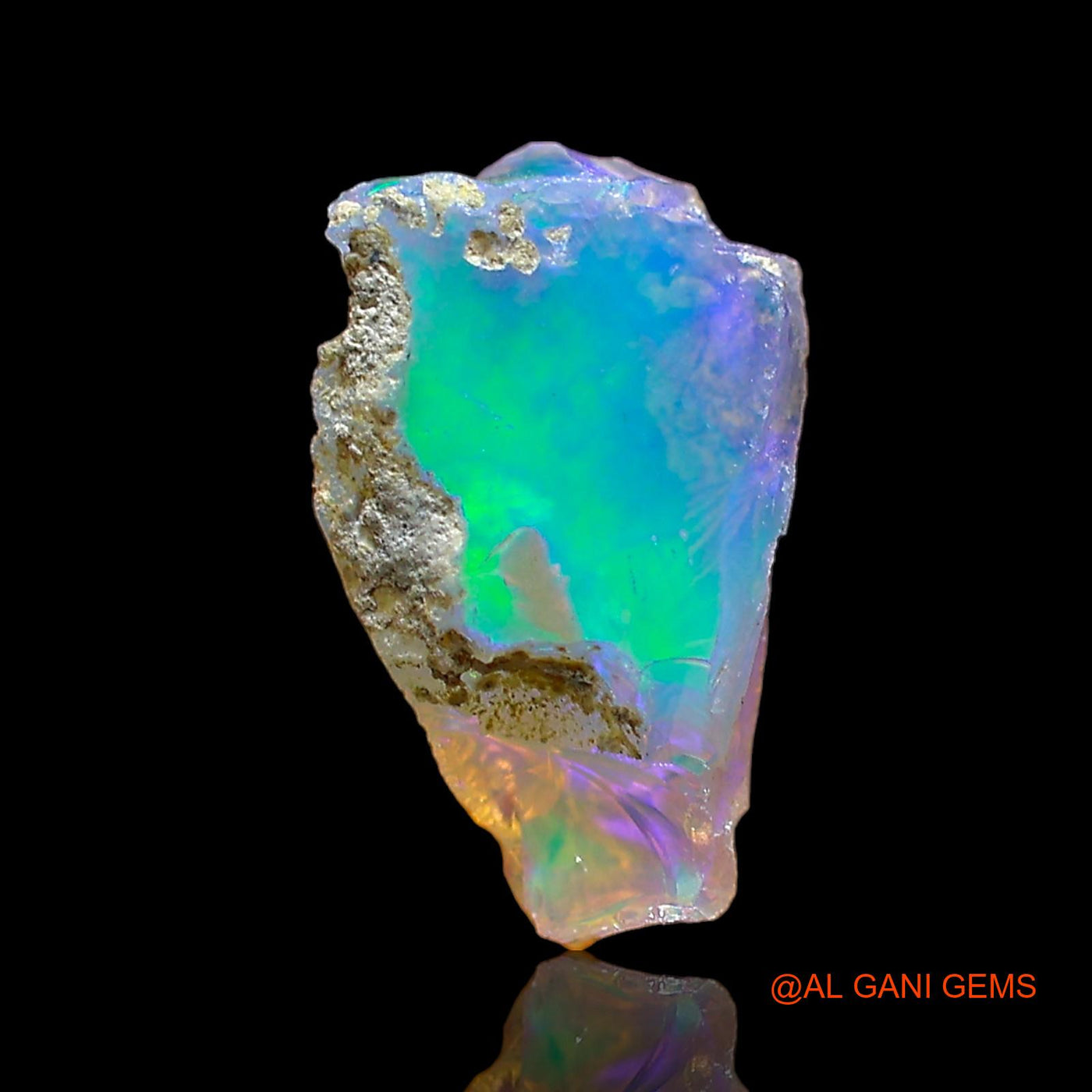 1.00 Cts Natural Ethiopian Fire Opal Fancy Rough Loose Gemstone For Jewelry 11x6x5 mm E-642