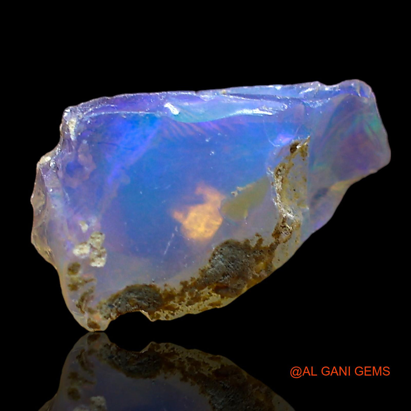 1.00 Cts Natural Ethiopian Fire Opal Fancy Rough Loose Gemstone For Jewelry 11x6x5 mm E-642