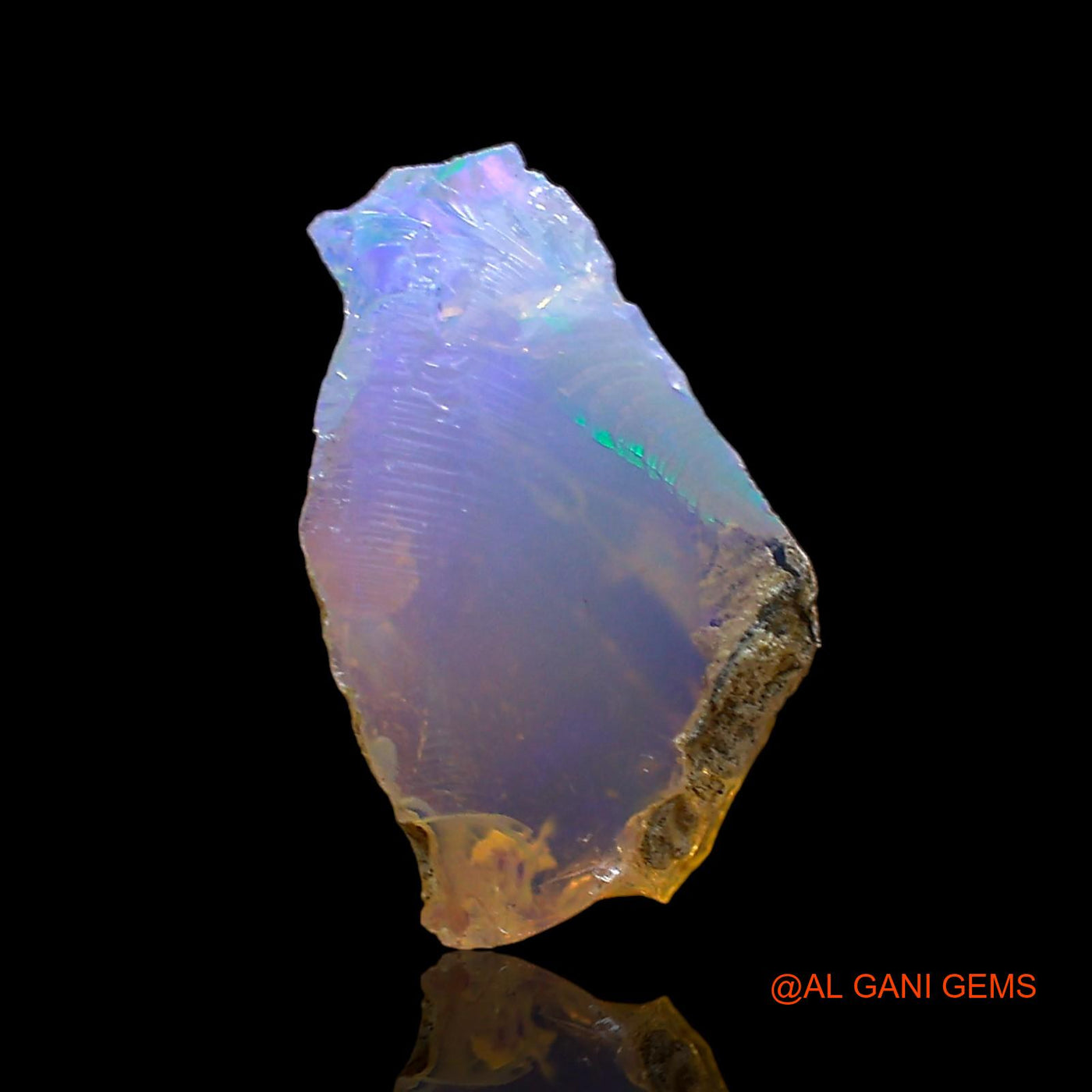 1.00 Cts Natural Ethiopian Fire Opal Fancy Rough Loose Gemstone For Jewelry 11x6x5 mm E-642