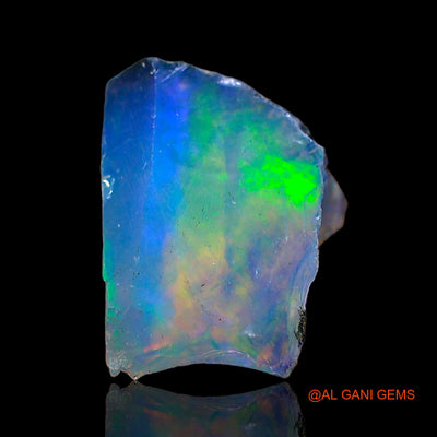 Natural Fire Opal Gemstone 1.00 Cts Loose Fancy Rough From Ethiopia 10x7x6 mm E-643