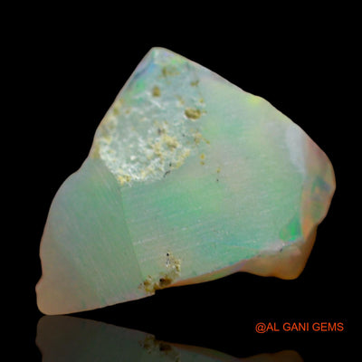 1.00 Cts Natural Ethiopian Fire Opal Loose Gemstone Fancy Rough 10x8x5 mm E-644