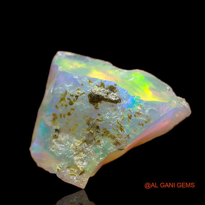 1.00 Cts Natural Ethiopian Fire Opal Loose Gemstone Fancy Rough 10x8x5 mm E-644