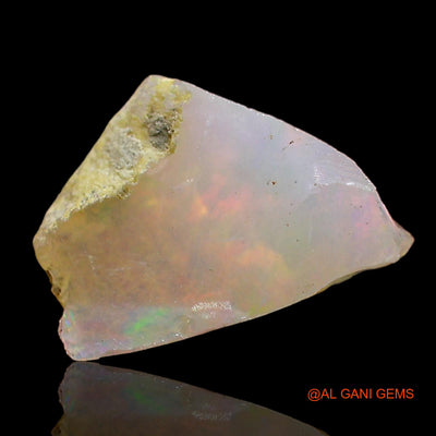 1.00 Cts Unheated Ethiopian Fire Opal Loose Gemstone Fancy Rough Natural 11x7x5 mm E-646
