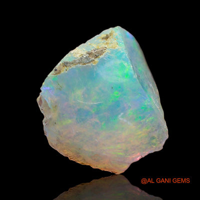 Natural Fire Opal Gemstone 1.00 Cts Loose Fancy Rough From Ethiopia 10x9x5 mm E-648