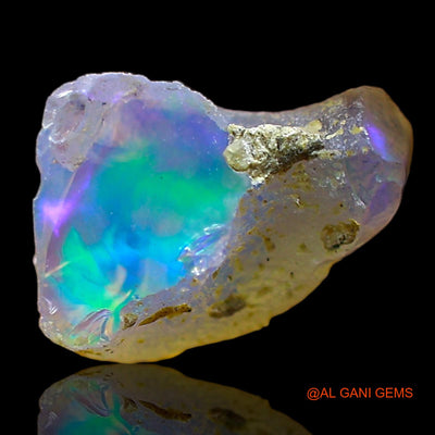1.00 Cts Natural Ethiopian Fire Opal Fancy Rough Loose Gemstone For Jewelry 10x6x7 mm E-649