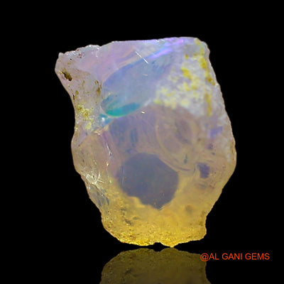1.00 Cts Natural Ethiopian Fire Opal Fancy Rough Loose Gemstone For Jewelry 10x6x7 mm E-649