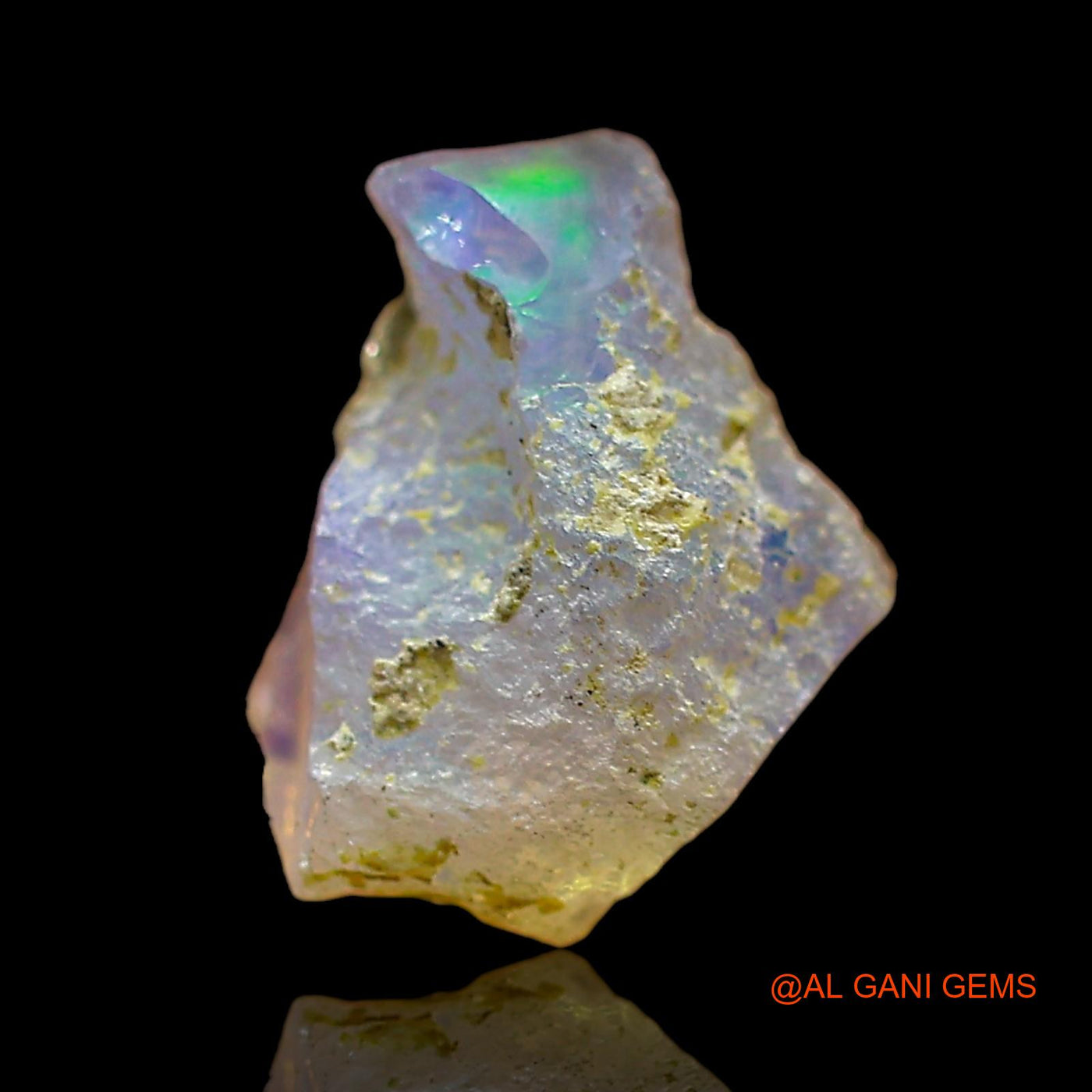 1.00 Cts Natural Ethiopian Fire Opal Fancy Rough Loose Gemstone For Jewelry 10x6x7 mm E-649