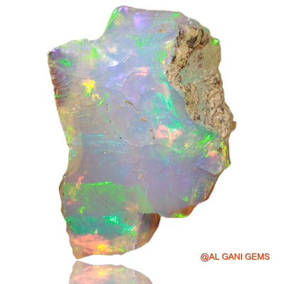Natural Untreated Fire Opal Loose Gemstone Fancy Rough From Ethiopia 3.00 Cts 17x11x4 mm E-64
