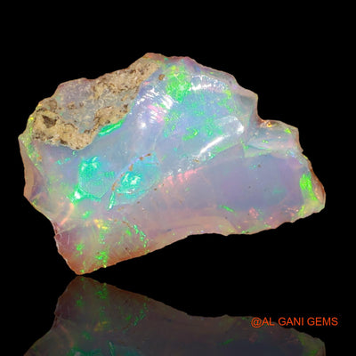 Natural Untreated Fire Opal Loose Gemstone Fancy Rough From Ethiopia 3.00 Cts 17x11x4 mm E-64