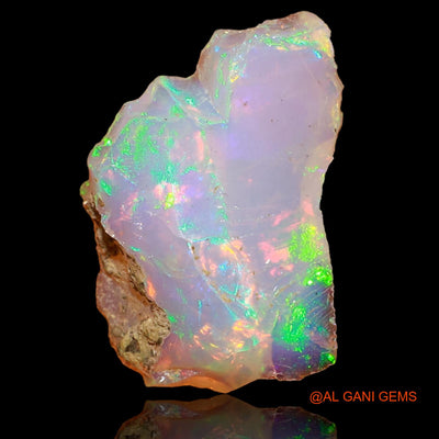 Natural Untreated Fire Opal Loose Gemstone Fancy Rough From Ethiopia 3.00 Cts 17x11x4 mm E-64