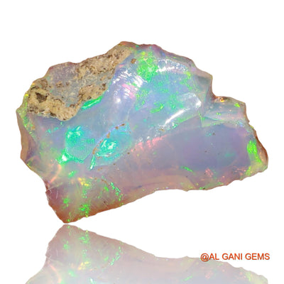Natural Untreated Fire Opal Loose Gemstone Fancy Rough From Ethiopia 3.00 Cts 17x11x4 mm E-64