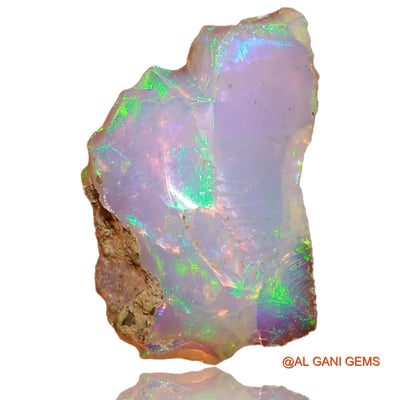 Natural Untreated Fire Opal Loose Gemstone Fancy Rough From Ethiopia 3.00 Cts 17x11x4 mm E-64
