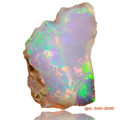 Natural Untreated Fire Opal Loose Gemstone Fancy Rough From Ethiopia 3.00 Cts 17x11x4 mm E-64