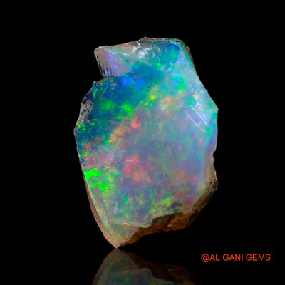 1.00 Cts Natural Ethiopian Fire Opal Fancy Rough Loose Gemstone For Jewelry 10x7x4 mm E-653